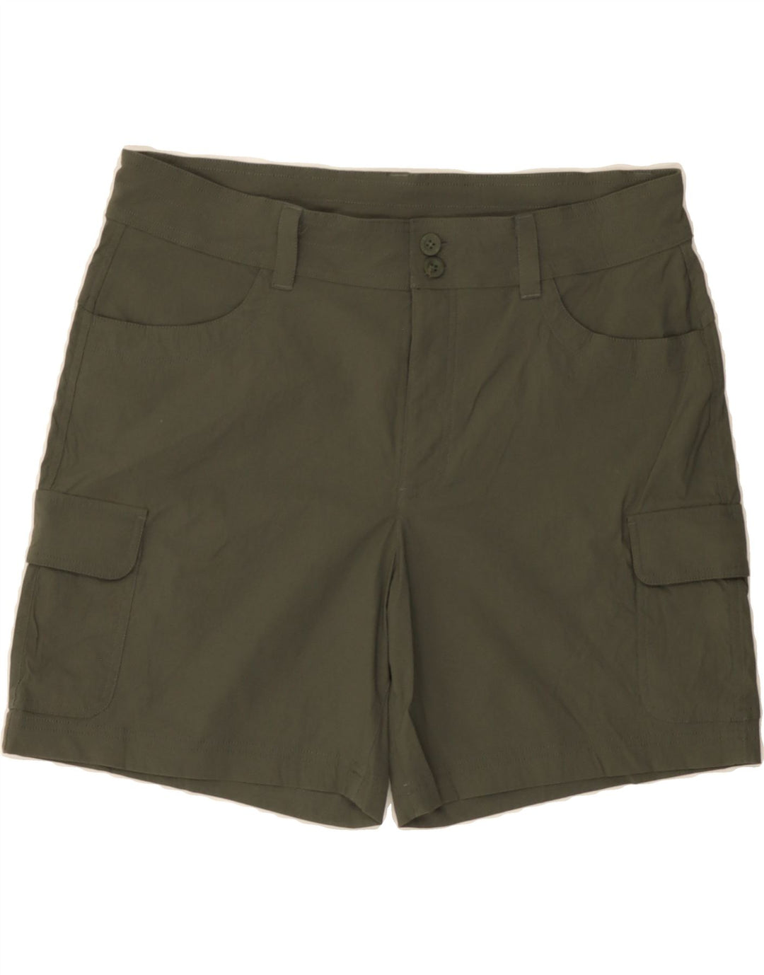 EDDIE BAUER Womens Cargo Shorts US 10 Large W34 Green Nylon Vintage Eddie Bauer and Second-Hand Eddie Bauer from Messina Hembry 