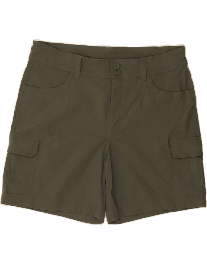 EDDIE BAUER Womens Cargo Shorts US 10 Large W34 Green Nylon Vintage Eddie Bauer and Second-Hand Eddie Bauer from Messina Hembry 