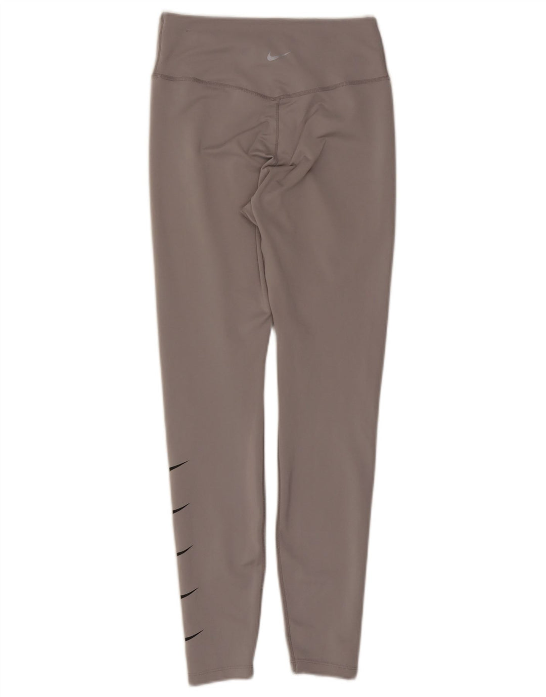 Damskie legginsy Nike Dri Fit Graphic UK 12, średnioszary, poliestrowy