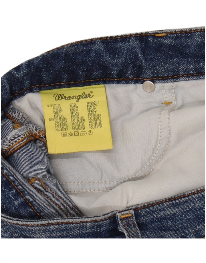 Damskie jeansy WRANGLER TIna Bootcut W30 L30 Niebieskie, bawełniane