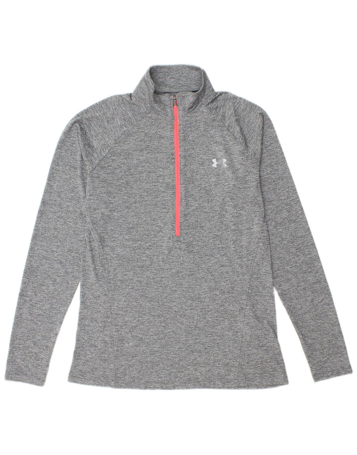Damski dres Under Armour Heat Gear Pullover Top UK 14, duży, szary
