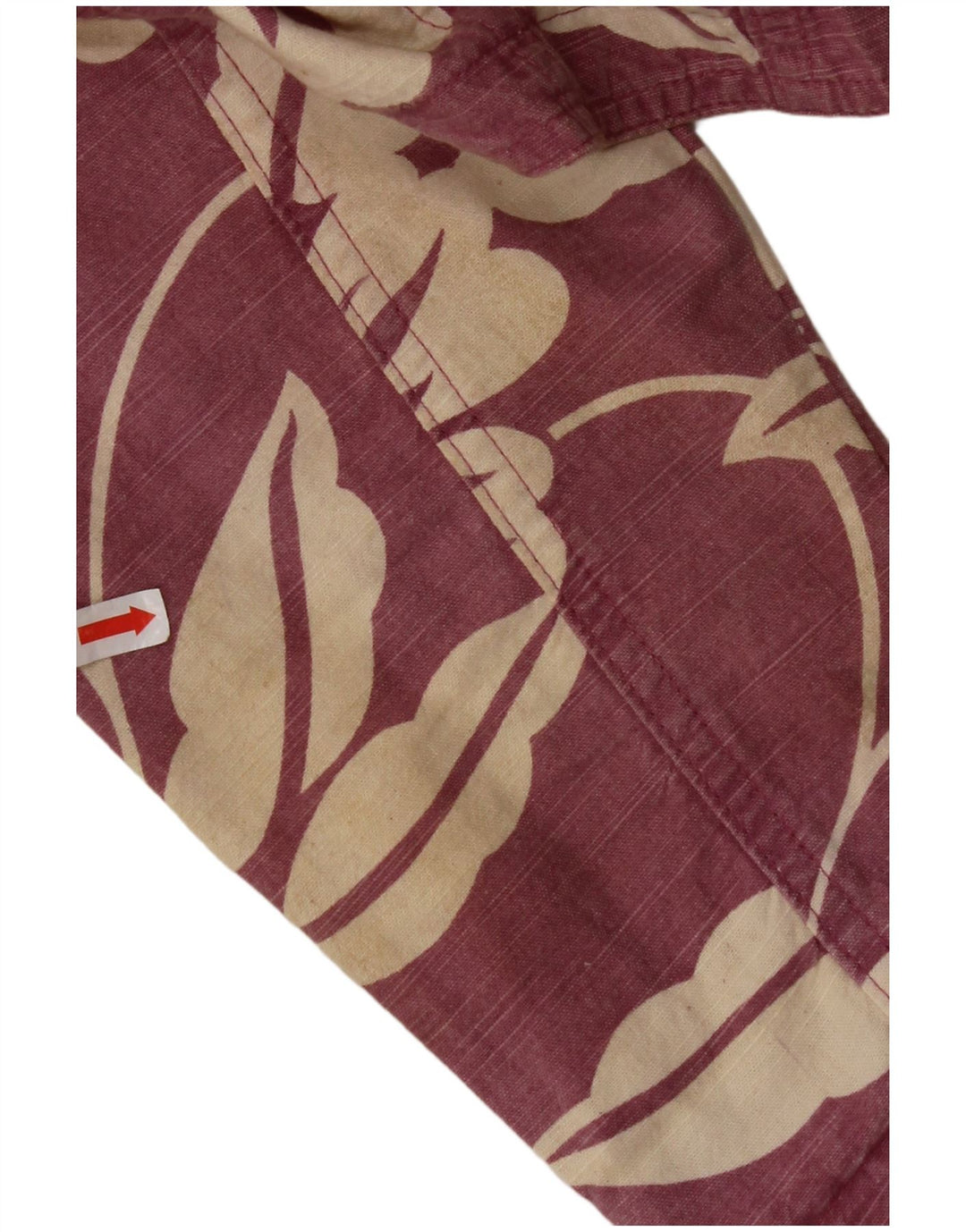 Damska krótka kurtka STREET ONE EU 36, mała, różowa, z bawełny w kwiaty