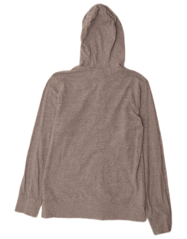 Dziewczęcy sweter Diadora z grafiką i zamkiem błyskawicznym, 13-14 lat, 2XL, szary, nakrapiany