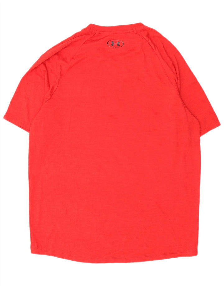 UNDER ARMOUR Męski T-shirt Top, średni czerwony poliester