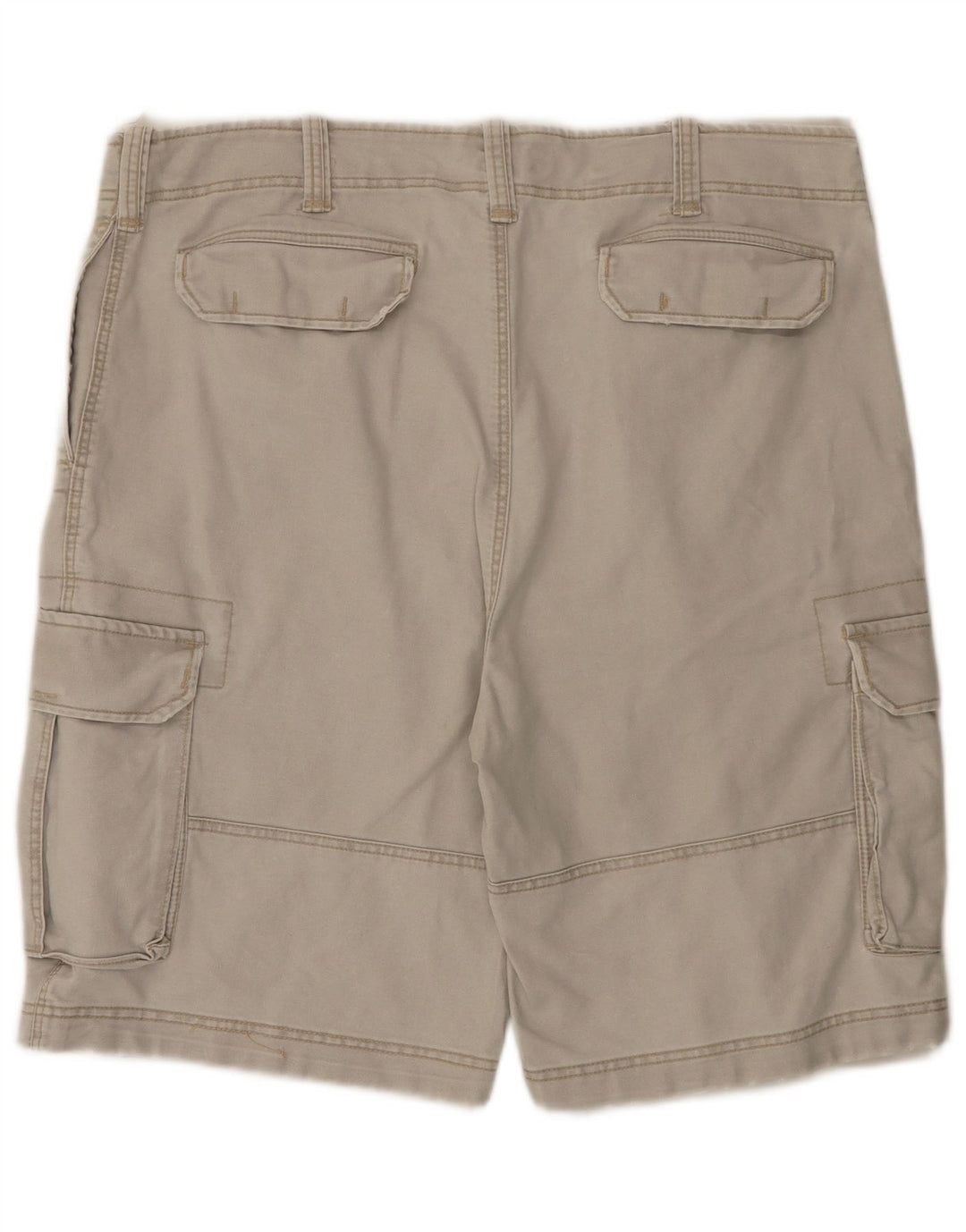 Męskie spodenki cargo w stylu vintage 2XL W42 Szara bawełna