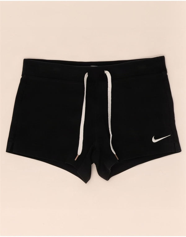 Damskie spodenki sportowe Nike UK 10, małe, czarne, bawełniane