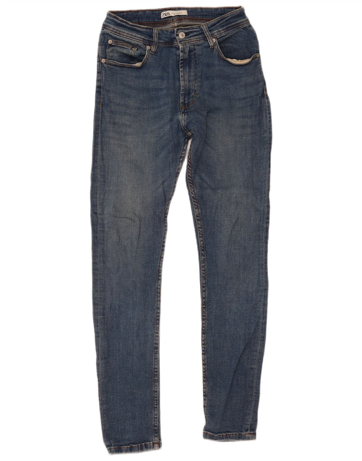 Męskie jeansy obcisłe Zara EU 40 Medium W31 L32 Niebieskie