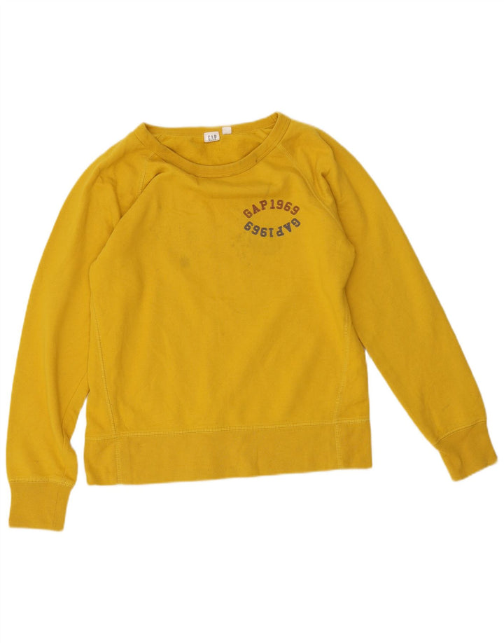 Sweter damski Gap UK 10 Small, żółty, bawełniany