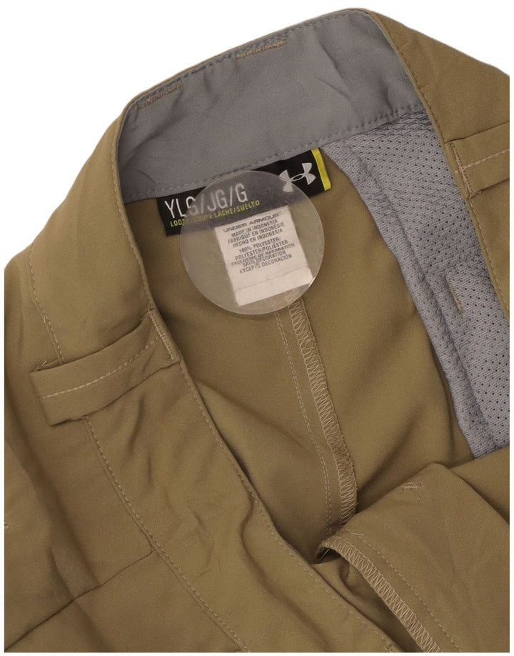 Chłopięce spodenki Chino Under Armour 11-12 lat, W30, khaki, poliester