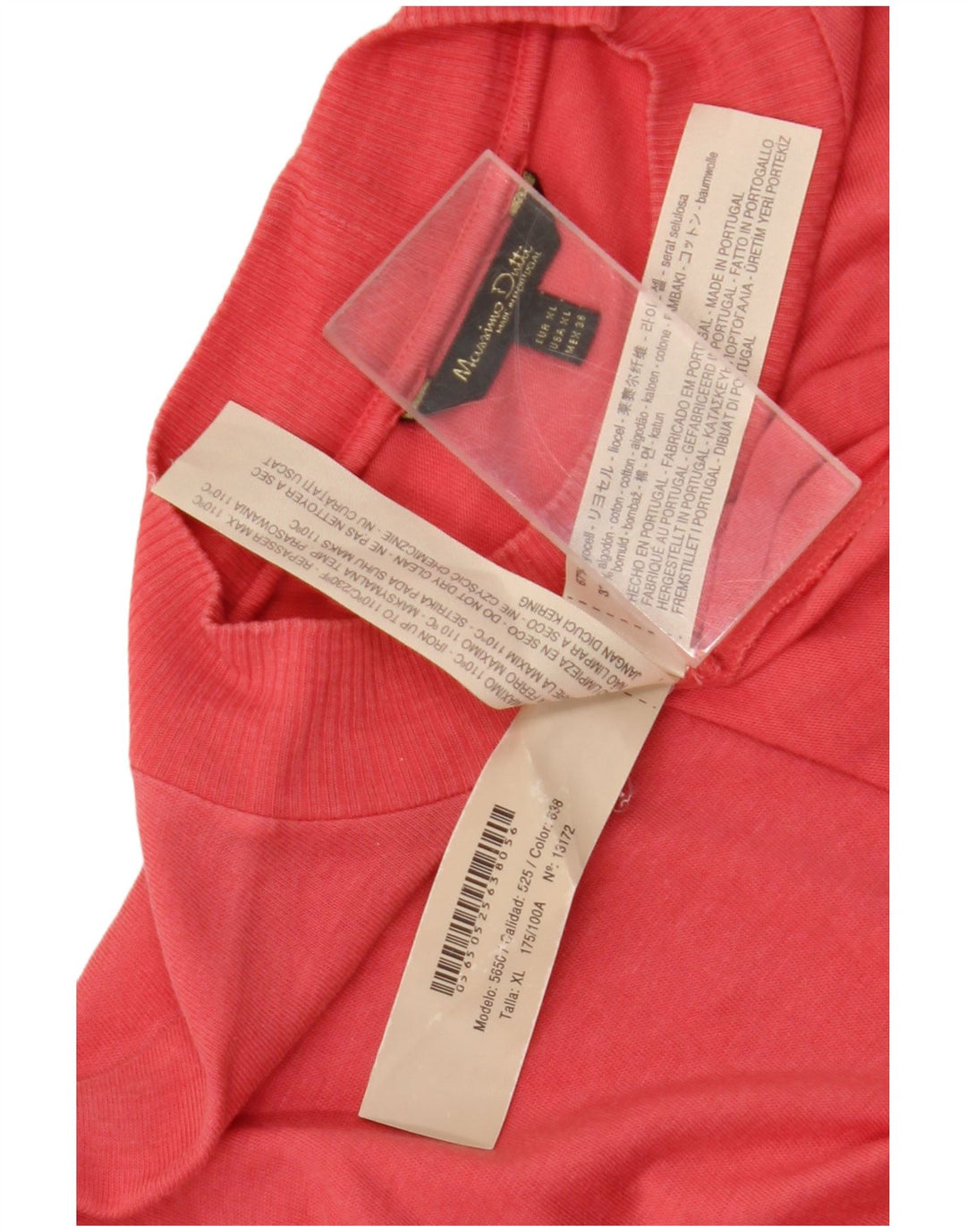 Damski top Massimo Dutti z długim rękawem UK 18 XL, różowy Lyocell