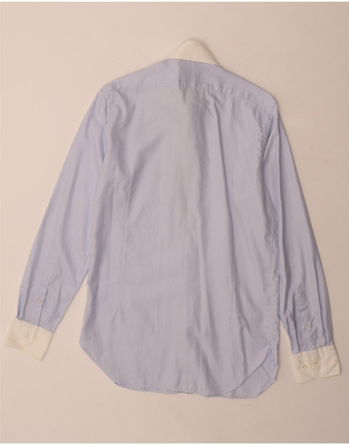 Koszula męska Massimo Dutti rozmiar 38 15 Średnio niebieska jodełka