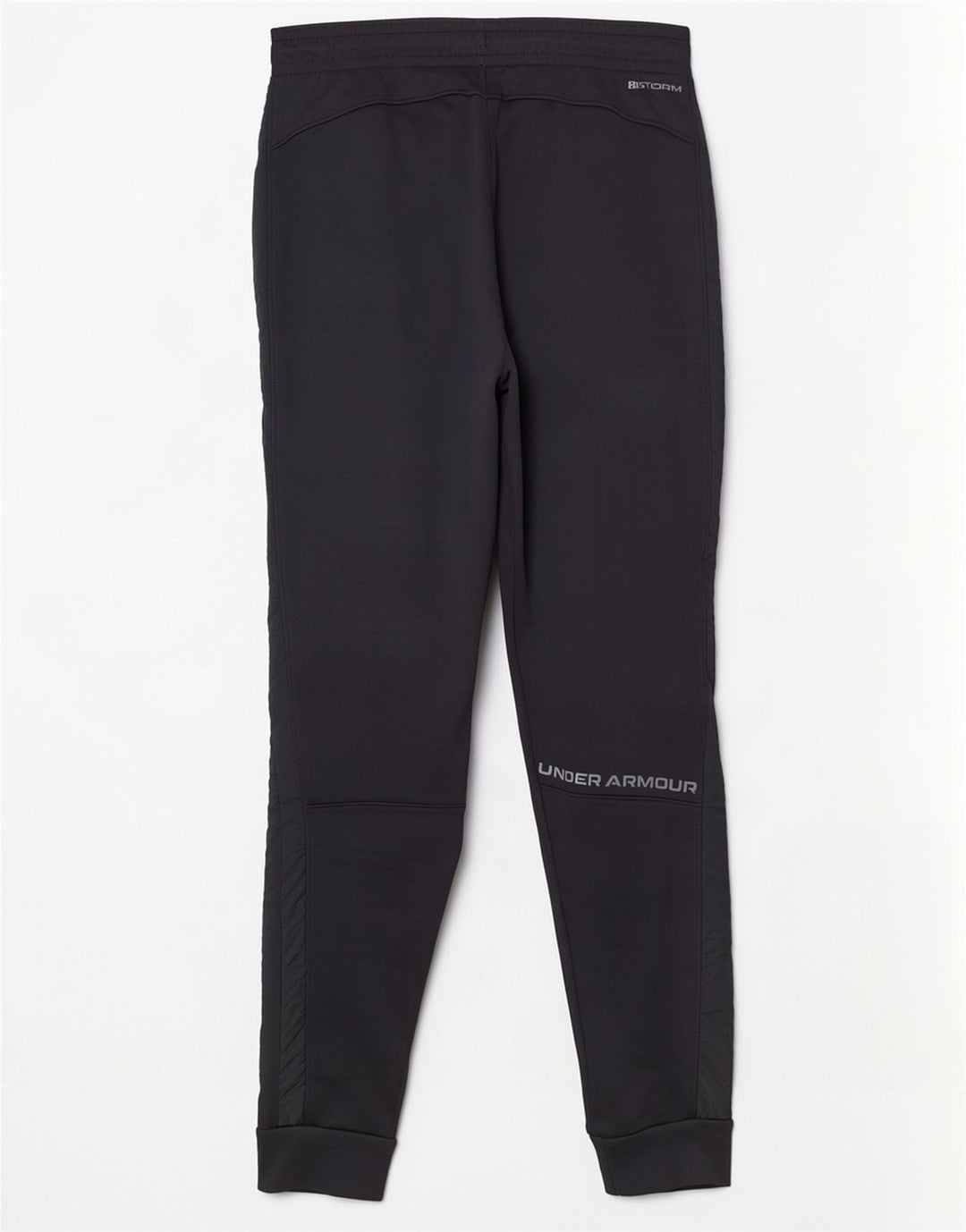 Męskie spodnie dresowe Under Armour z grafiką, małe, czarne, poliestrowe
