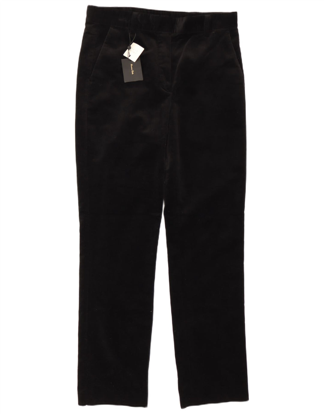 Spodnie damskie Massimo Dutti Straight sztruksowe EU 40 Medium W30 L30 Black