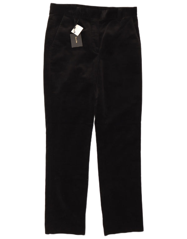 Spodnie damskie Massimo Dutti Straight sztruksowe EU 40 Medium W30 L30 Black