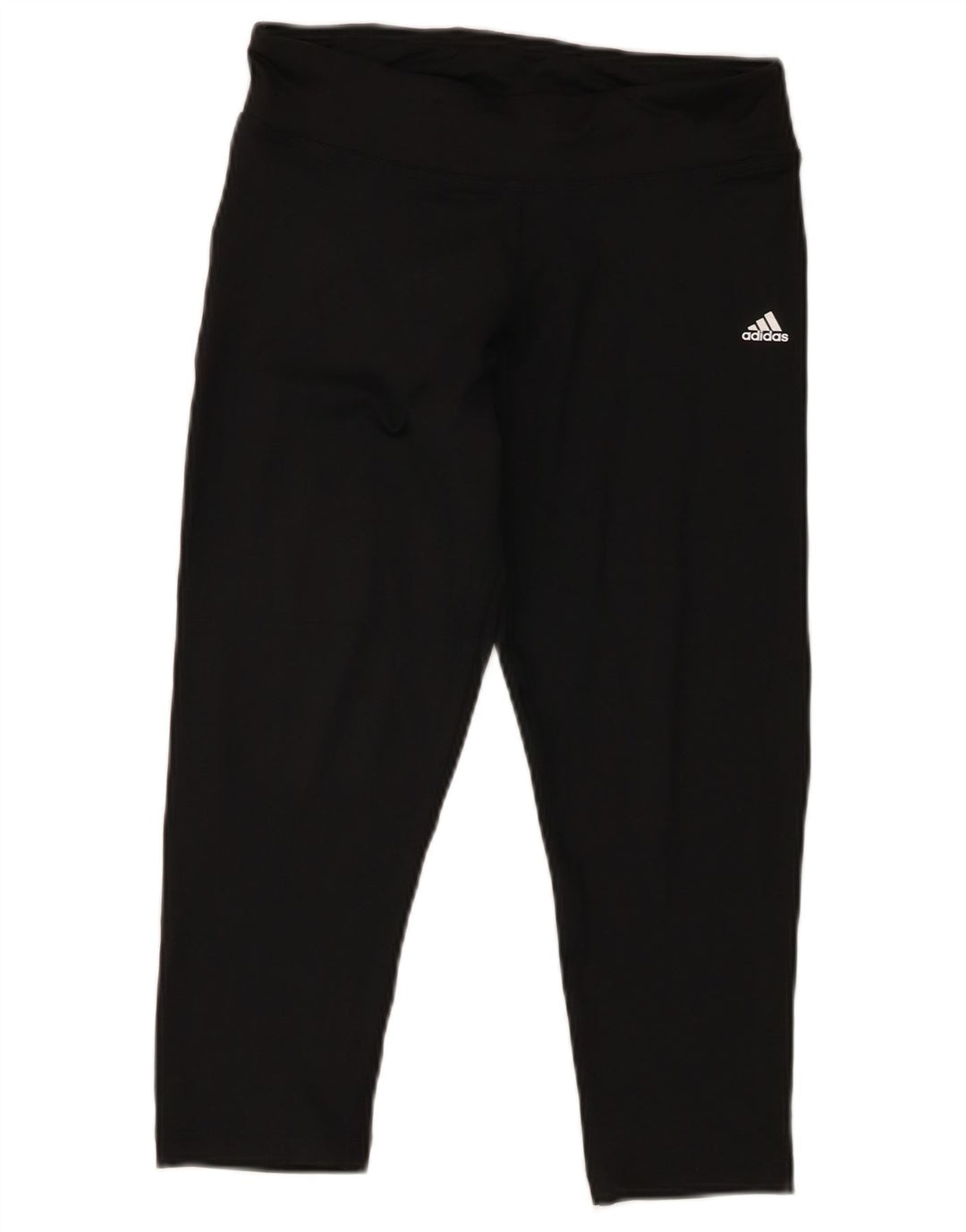 Legginsy Adidas Damskie Climalite Capri UK 10 Małe Czarne Poliester