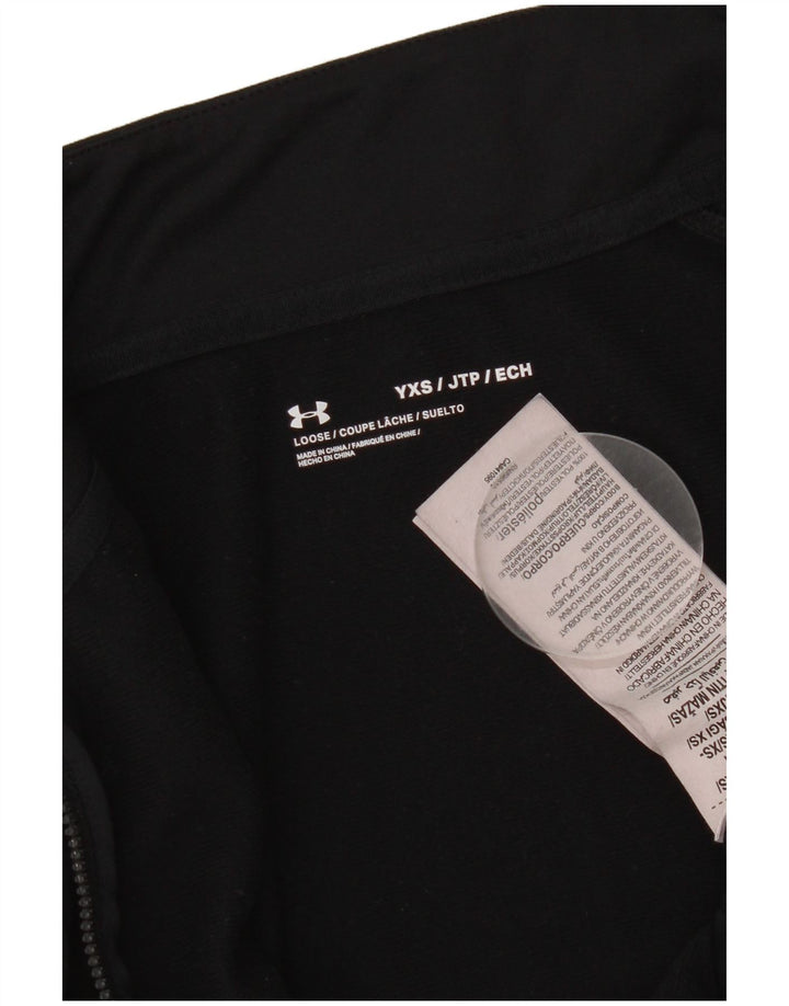 Chłopięca bluza dresowa Under Armour 6-7 lat XS, czarna, poliester