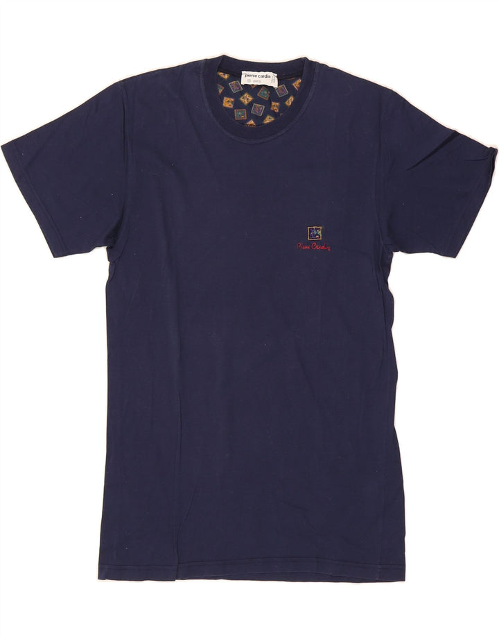 PIERRE CARDIN Mens T-Shirt Top  Small Navy Blue Vintage Pierre Cardin and Second-Hand Pierre Cardin from Messina Hembry 