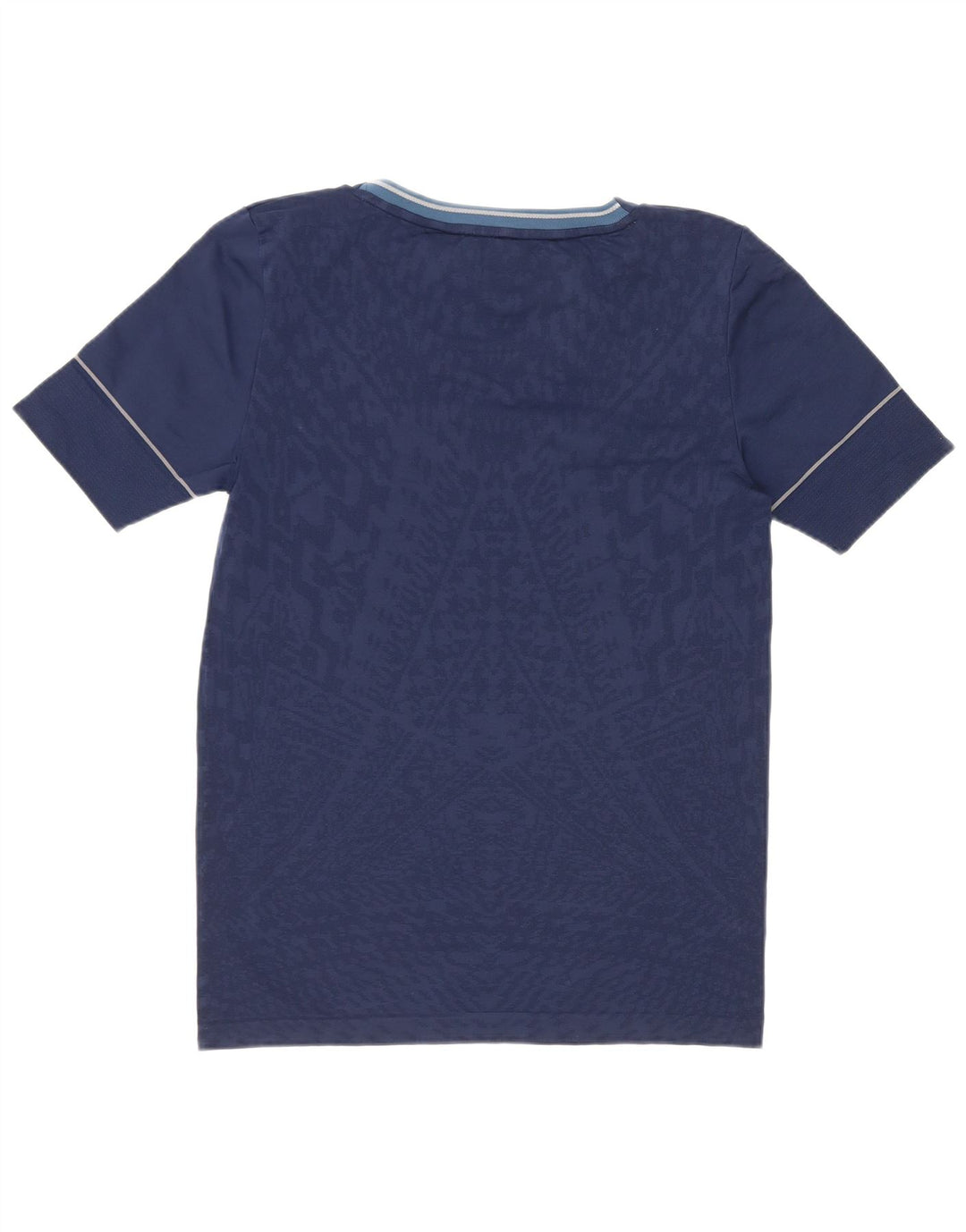 Damska koszulka Adidas do biegania z abstrakcyjnym wzorem Top UK 8/10, mała, granatowa