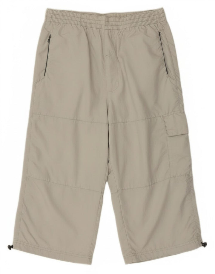 Męskie bermudy sportowe Diadora, duże, złamanej bieli, poliamid