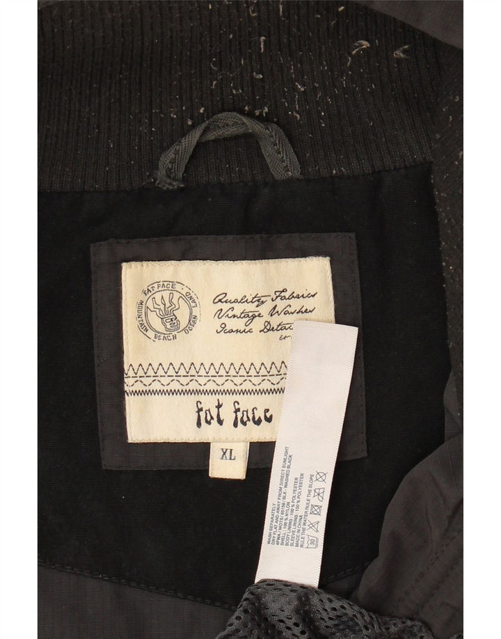 Męska kurtka z kapturem FAT FACE UK 42 XL, szary nylon