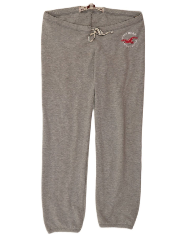 Damskie spodnie dresowe Hollister Graphic Joggers UK 14 Medium Grey