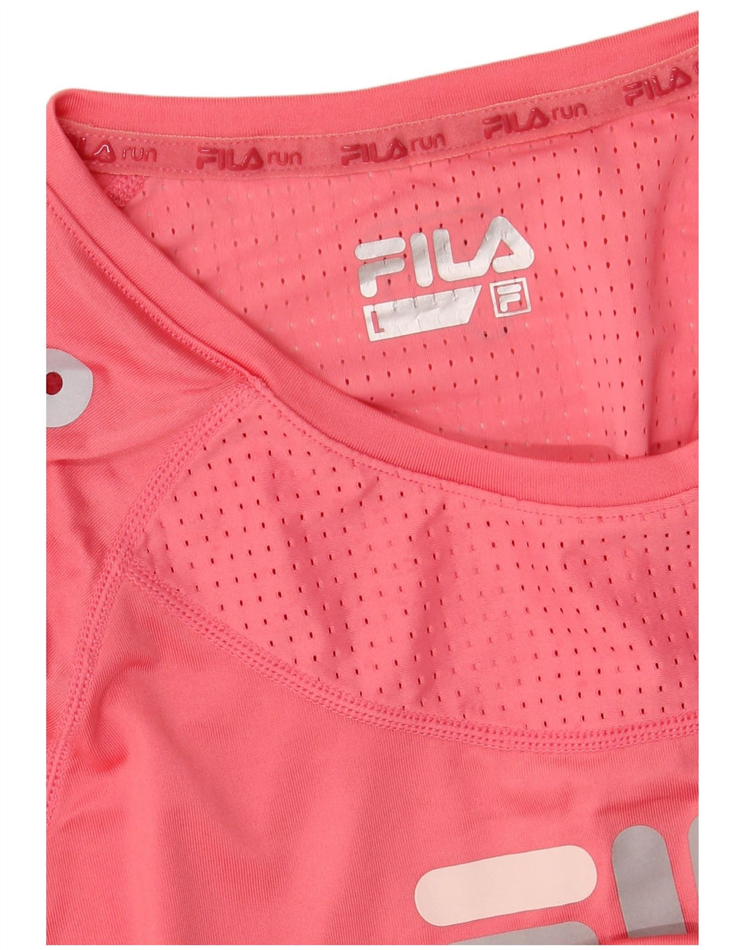 FILA Womens Graphic T-Shirt Top UK 16 Large Pink