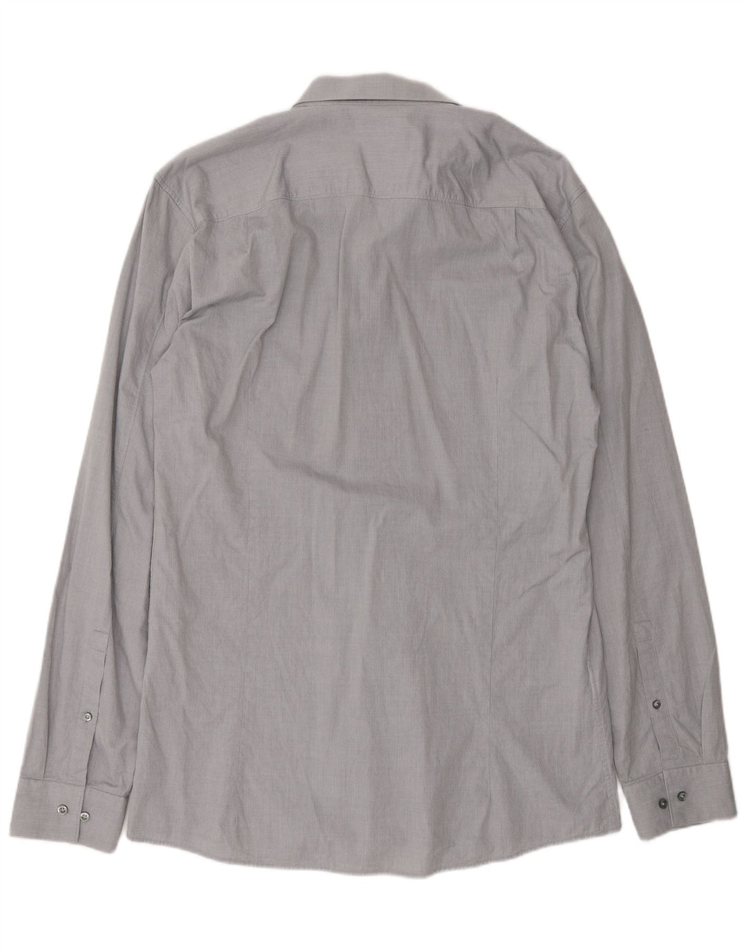 HUGO BOSS Mens Slim Fit Shirt XL Grey Check Cotton