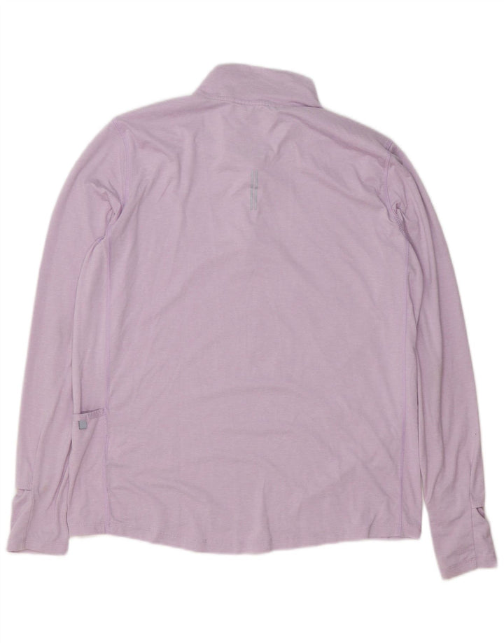 Damski dres Nike Dri Fit z zamkiem błyskawicznym na szyi, UK 14, średni fiolet