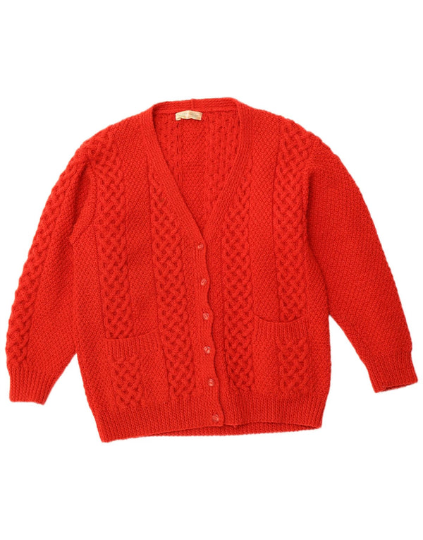 Sweter damski VINTAGE UK 16, duży pomarańczowy