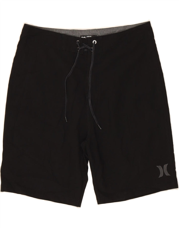 HURLEY Mens Swimming Shorts Medium  Black Vintage Hurley and Second-Hand Hurley from Messina Hembry 