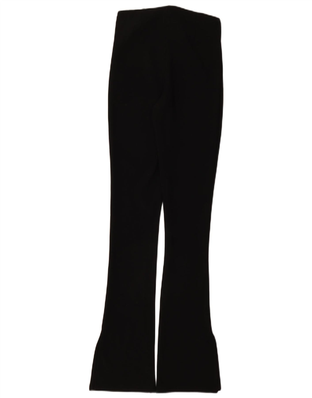 Spodnie damskie Zara Flare, małe, W26 L32, czarne, poliestrowe