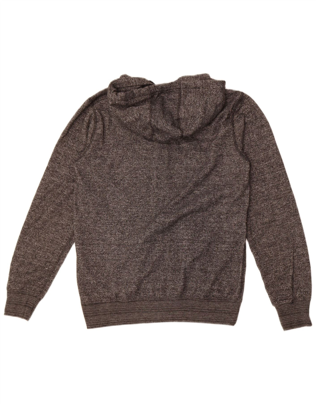 Męski sweter z kapturem i zamkiem błyskawicznym Quiksilver, średnioszary poliester