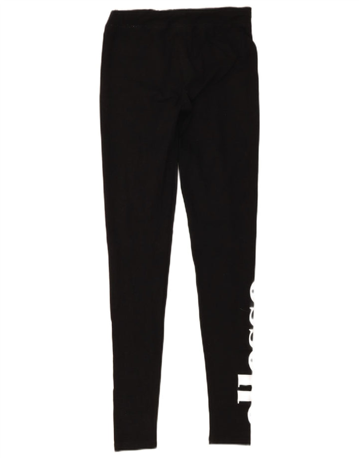 Damskie legginsy Ellesse Graphic UK 8 Small, czarne, bawełniane