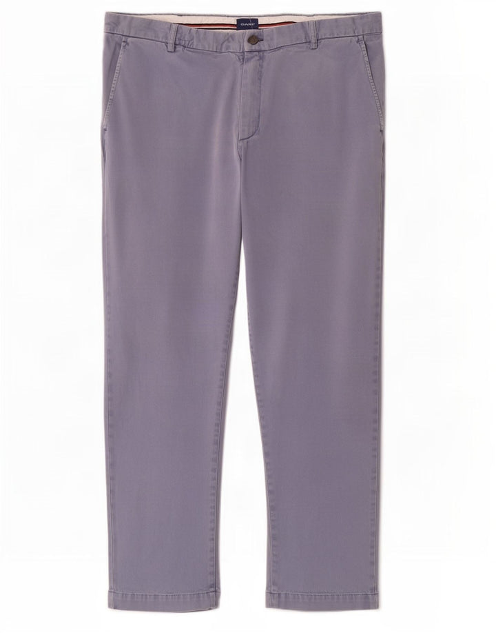 Spodnie męskie Gant Straight Regular Chino W36 L30 Niebieskie
