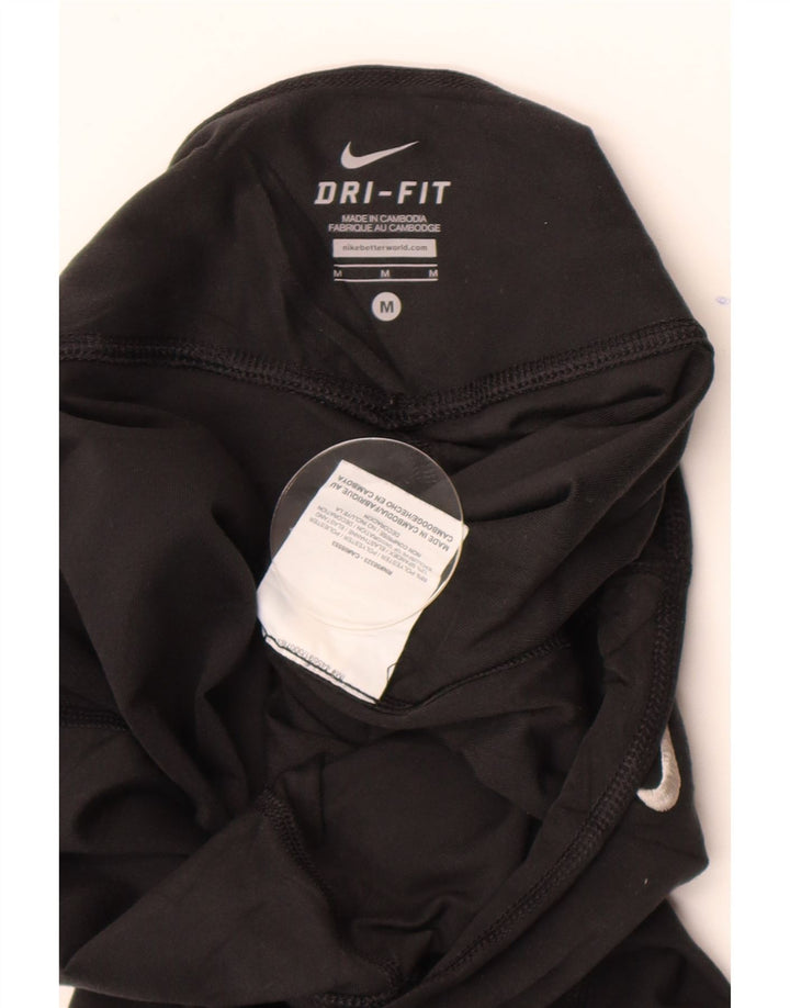 Damskie spodnie dresowe Nike Dri Fit UK 14, średni czarny poliester