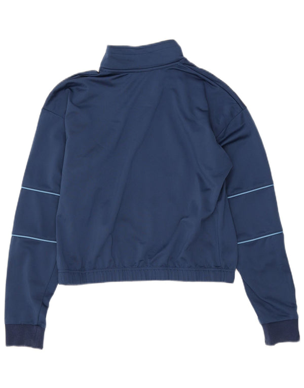 Kurtka dresowa Reebok damska Loose Fit Crop Top UK 8/10 Mała Granatowa