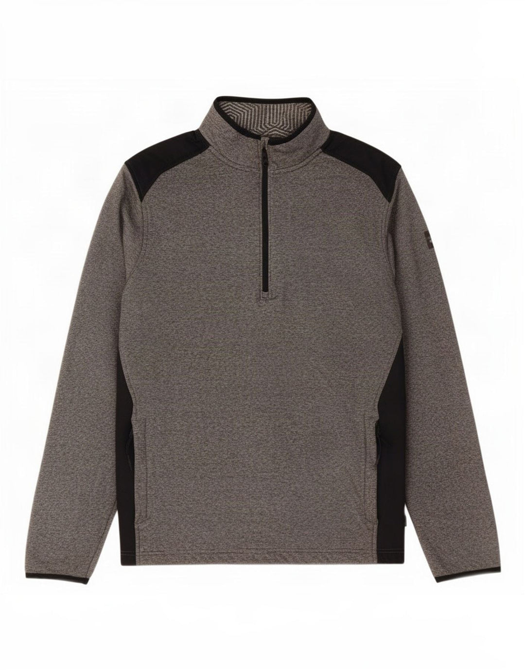 Męski dres Under Armour Cold Gear z pulowerem, duży, szary, z blokami kolorów
