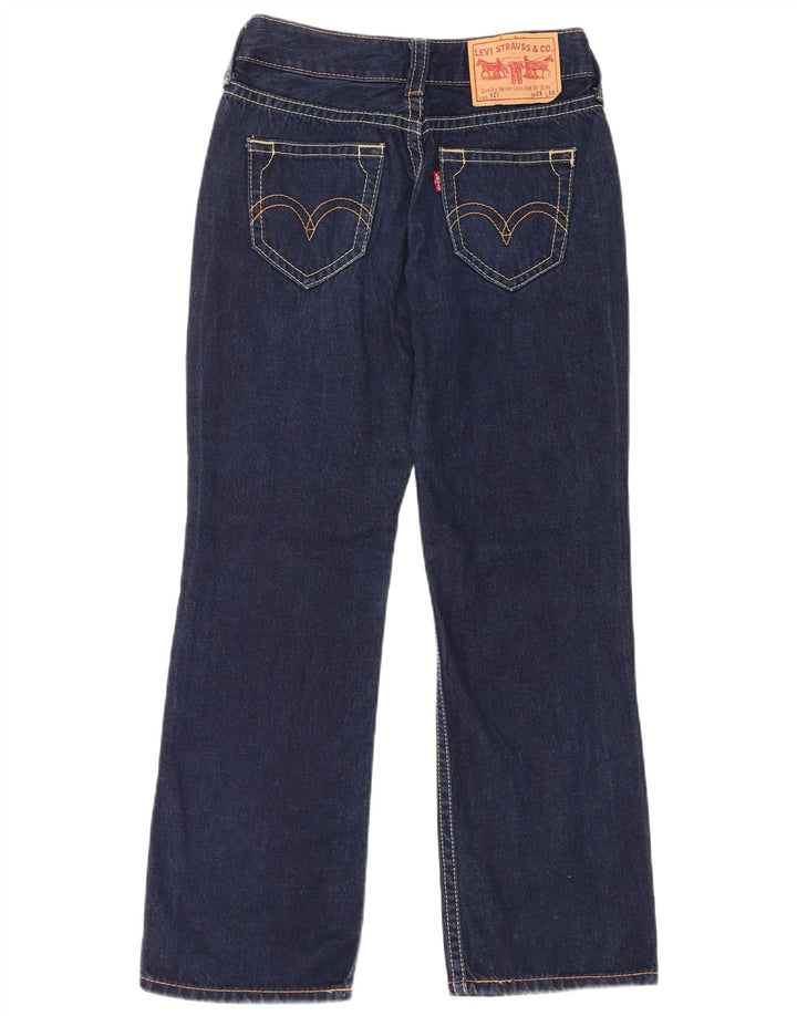 Damskie jeansy Levi's 921 Bootcut W28 L30 Niebieska bawełna