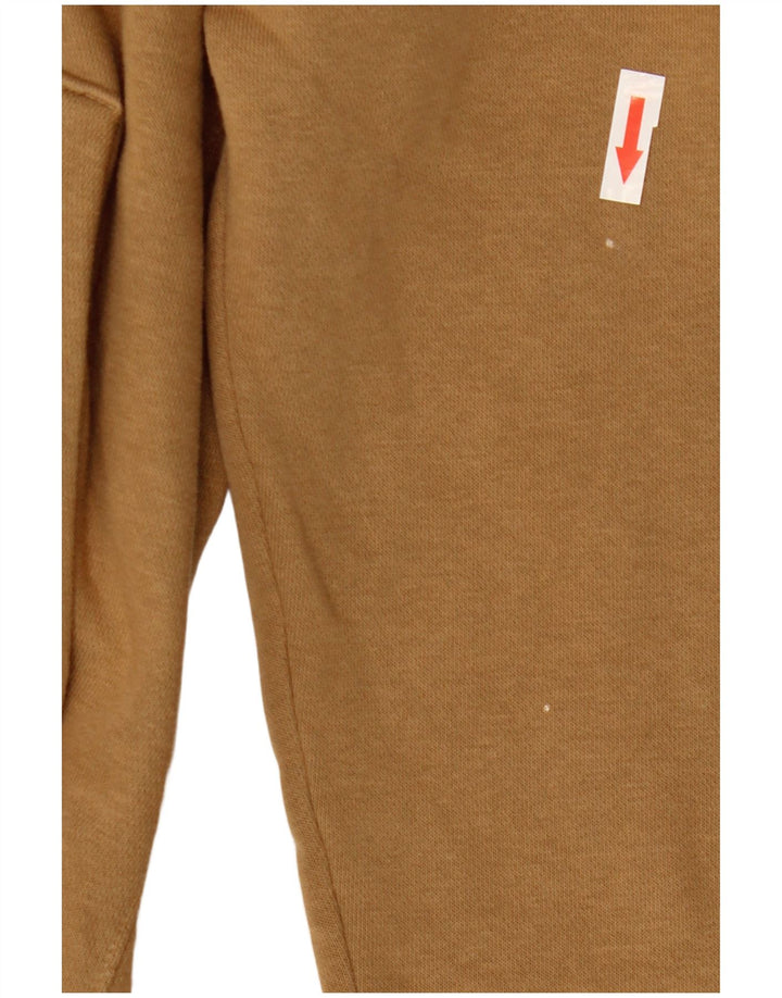 Męski sweter z kapturem Nike, mały, beżowy, bawełniany
