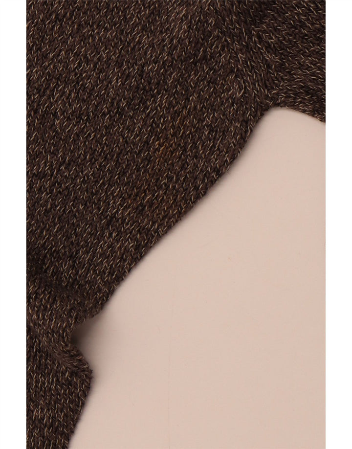 Męski sweter KAPPA z dekoltem w kształcie litery V, średnioszary, bawełniany