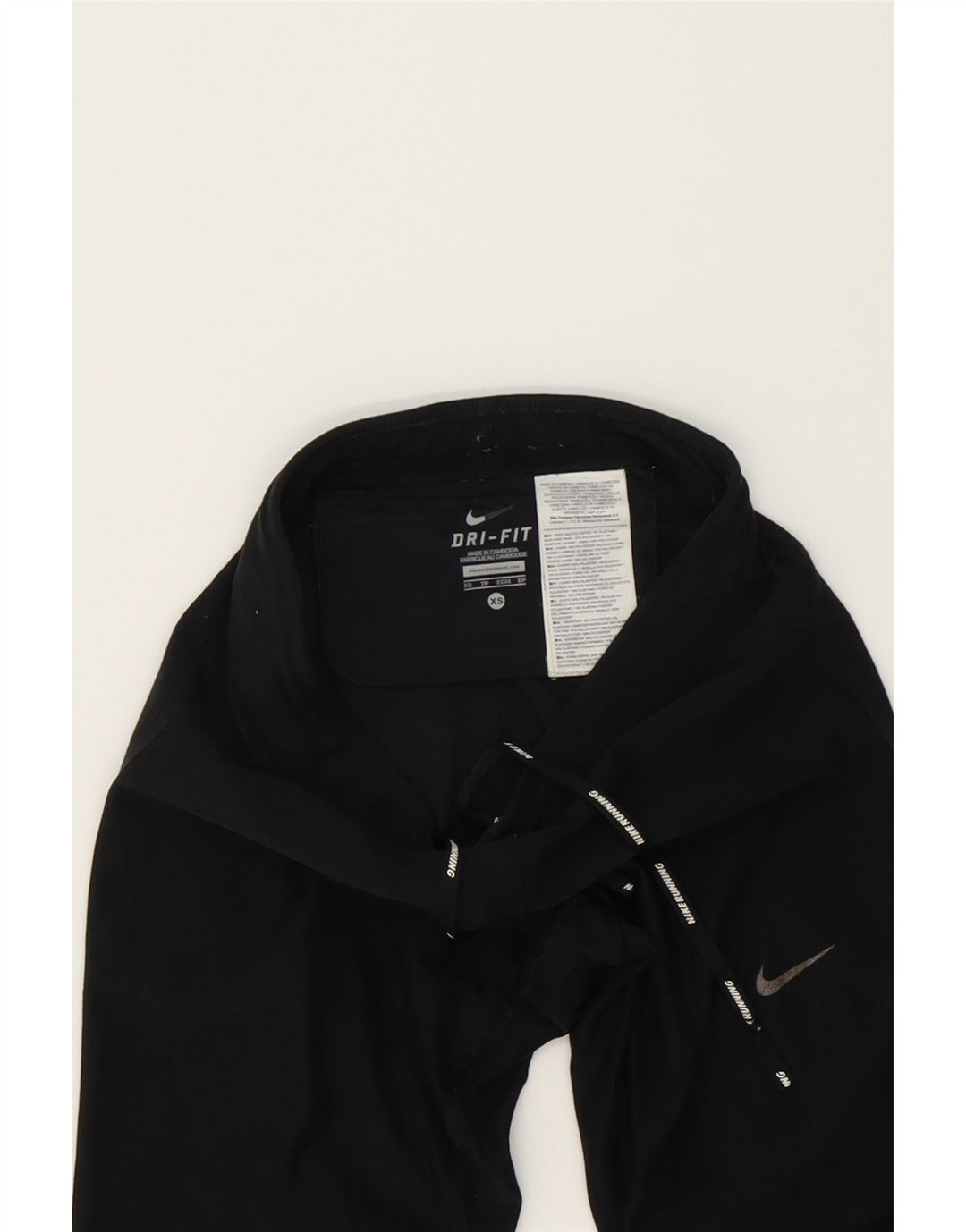 NIKE Womens Dri Fit Leggings XS  Black Polyester Vintage Nike and Second-Hand Nike from Messina Hembry 