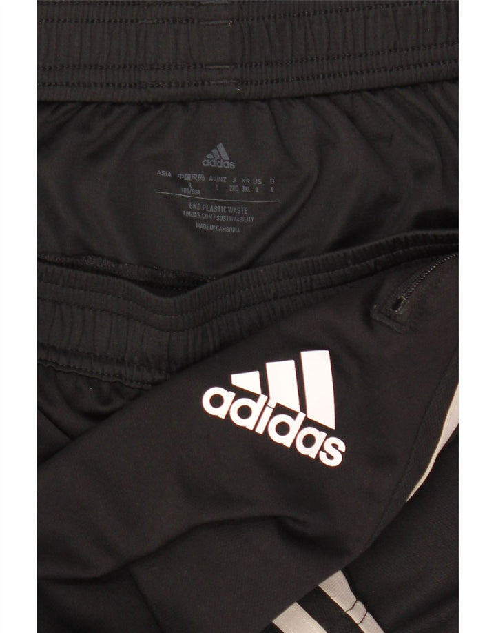 Męskie spodenki sportowe Adidas Aeroready, duże, czarne, poliestrowe