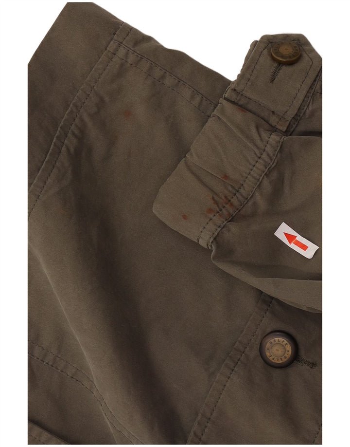 Męska kurtka parka z kapturem Belfe IT 52 XL, bawełna khaki