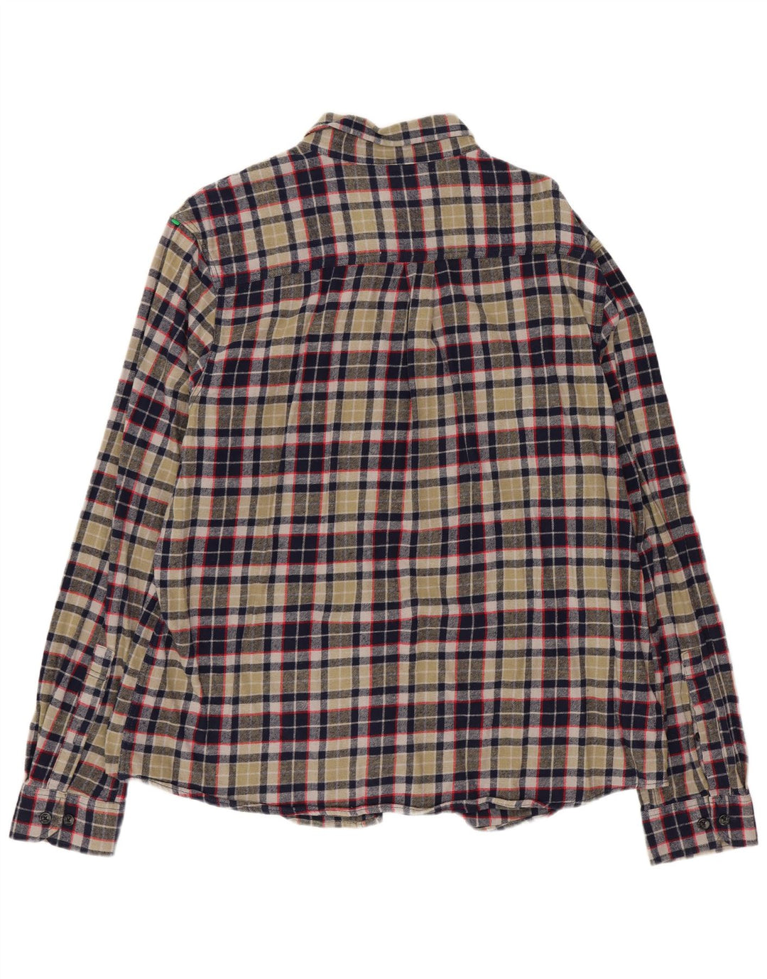 Męska koszula flanelowa XL Eddie Bauer w zieloną kratkę