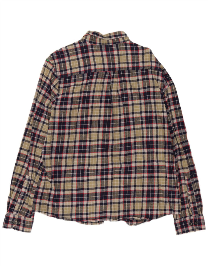 Męska koszula flanelowa XL Eddie Bauer w zieloną kratkę