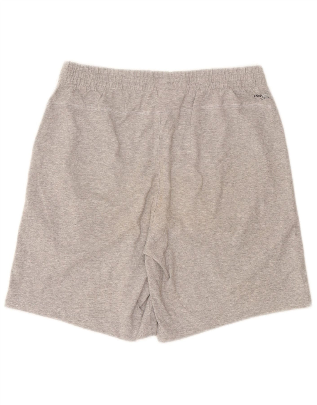 Męskie spodenki sportowe Adidas Climalite, średnioszare, bawełniane w cętki