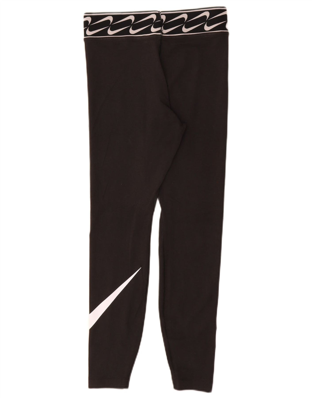 Damskie legginsy NIKE Graphic UK 10, małe, czarne, bawełniane