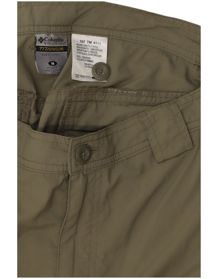 Męskie spodenki cargo COLUMBIA, tytanowe, średnie W32, nylon khaki