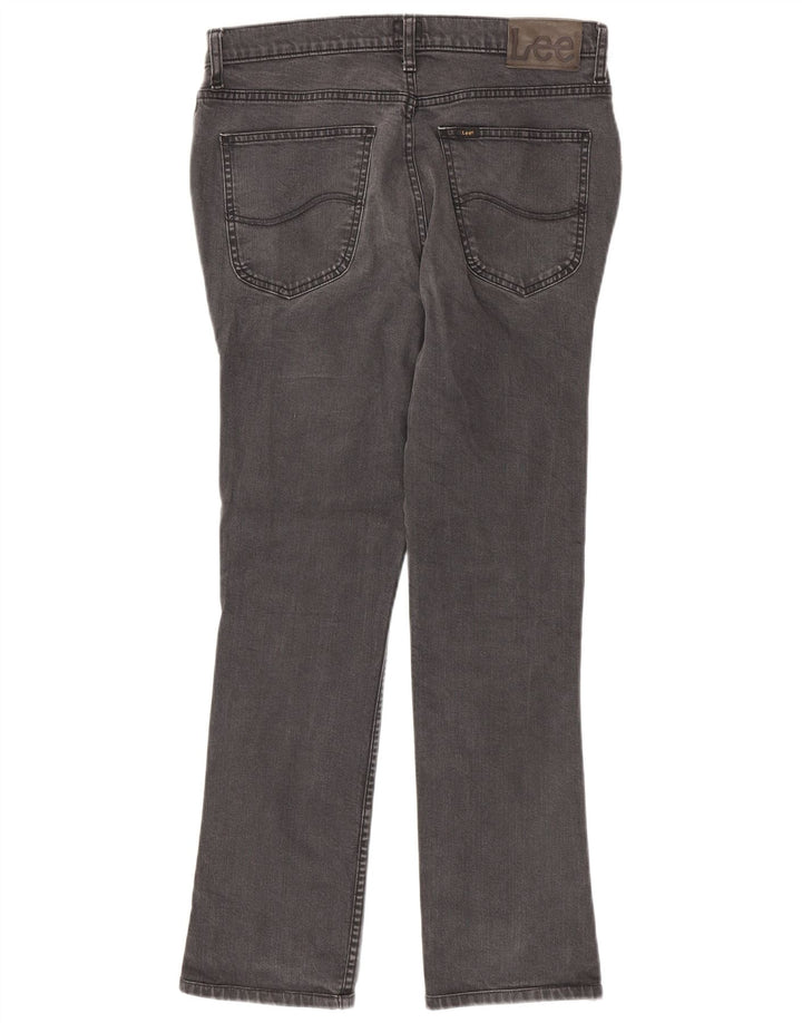 Męskie dżinsy Lee Brooklyn Straight W34 L30 Szara bawełna