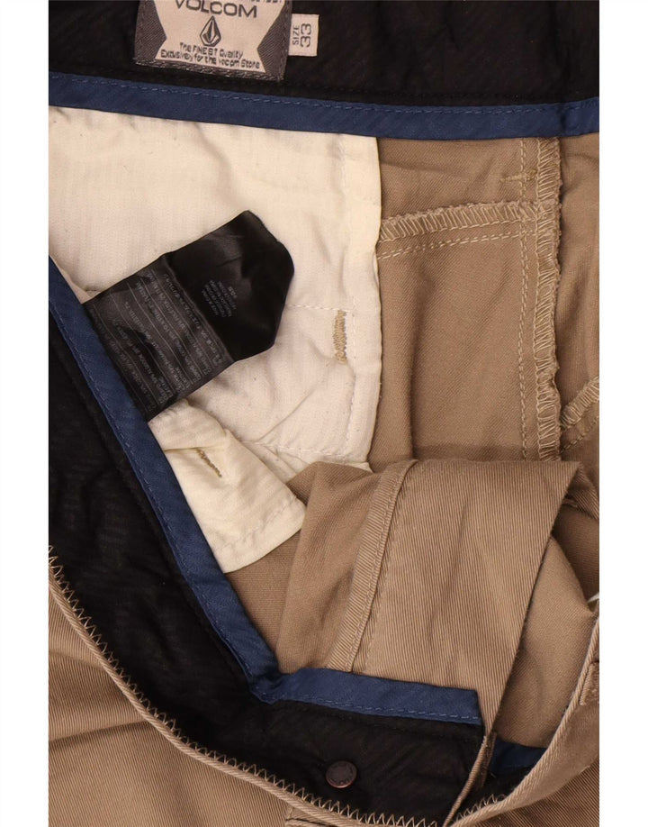 Męskie spodenki chino Volcom W33 średniej beżowej bawełny